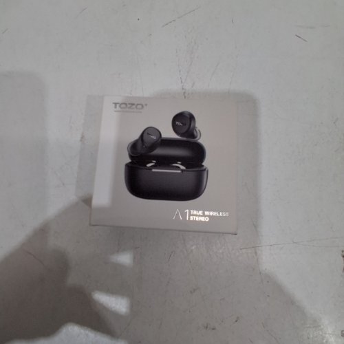 TOZO WATERPROOF WIRELESS EARBUDS WITH IMMERSIVE PREMIUM SOUND - BLACK (MODEL: A1) image 4