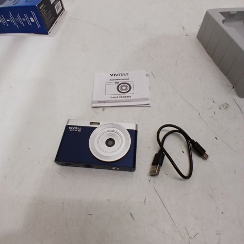 VIVITAR SNAPSHOT DIGITAL CAMERA - 16GB - 44MP - BLUE (MODEL: VECXX85) image 4