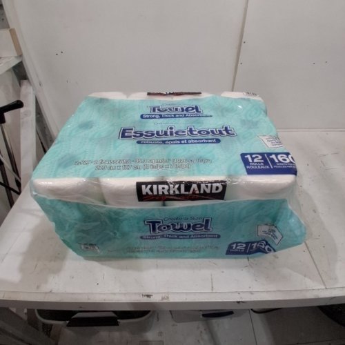 12PK PAPER TOWEL ROLLES - 2-PLY - WHITE (MODEL: 580517) image 2