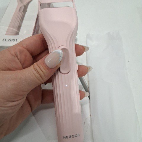 HEBECA HEATED EYELASH CURLER - PINK (MODEL: EC2001) image 2