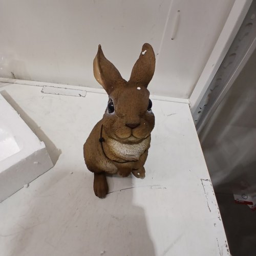 HI-LINE RABBIT GARDEN STATUE - 6" X 5" X 10" - BROWN (ITEM: 87738-A) image 4