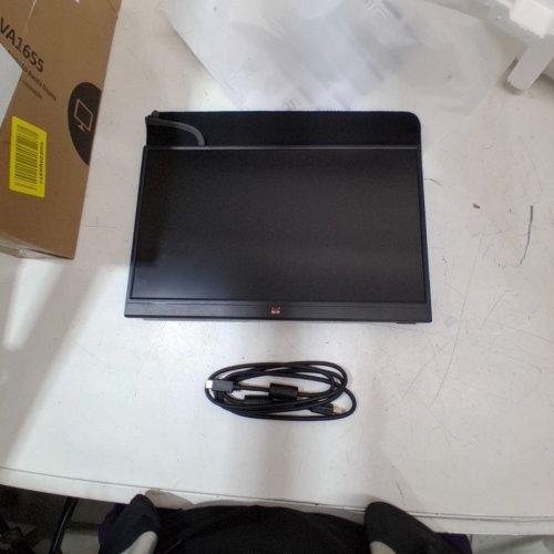 VIEWSONIC PORTABLE MONITOR WITH BUILT-IN STAND AND SPEAKERS - 15.6" - 1080P - 60HZ - BLACK - (MODEL: VA1655) image 3