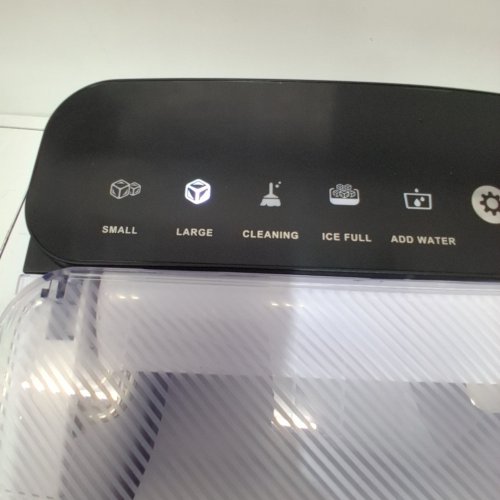 EUHOMY COUNTERTOP ICE MAKER WITH ICE SCOOP AND BASKET - MAKES 26.5LB / DAY - BLACK (MODEL: IM021-B1) image 2