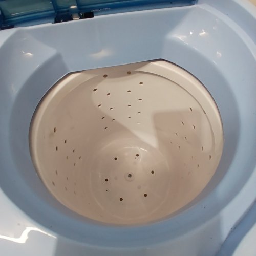 PYLE PURE CLEAN MINI TOP LOAD PORTABLE WASHER & SPIN DRYER - 7.7LBS CAPACITY / 110V - WHITE/BLUE (MODEL: PUCWM22) image 4