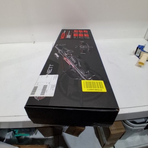 BARNETT WILDCAT CRX LIGHTWEIGHT TATICAL RECURVE CROSSBOW WITH RED/GREEN 3 DOT SCOPE, QUICK DETACH QUIVER & 2 HEADHUNTER BOLTS - 280 FPS - 66LBS - BLACK/RED (MODEL: BAR78232) image 5