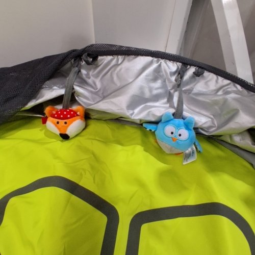 BBLUV NIDO TRAVEL AND PLAY TENT WITH UV PROTECTION FOR INFANTS AND TODDLERS - GREEN/GREY (MODEL: B0102) image 3