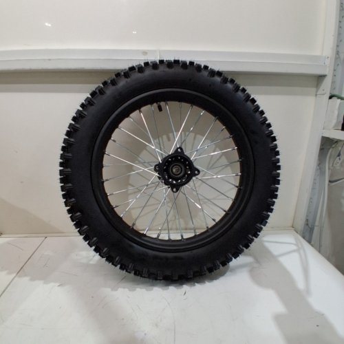 REAR RIM TIRE FOR DIRT BIKE - 90/100 - 16" - BLACK image 2