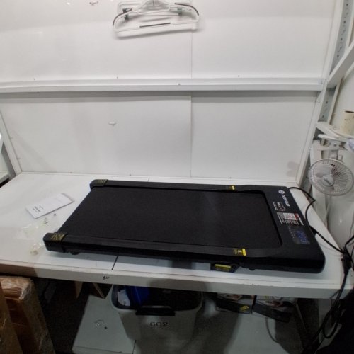 DEERRUN UNDER DESK TREADMILL REMOTE CONTROL WITH INCLINE FOR HOME OFFICE - 2.5HP - 300LBS CAP - BLACK (MODEL: BA09-B) image 3