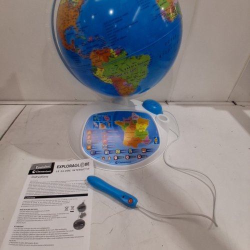 CLEMENTONI EXPLORAGLOBE INTERACTIVE LEARNING GLOBE *FRENCH EDITION* (MODEL: 52202) image 4