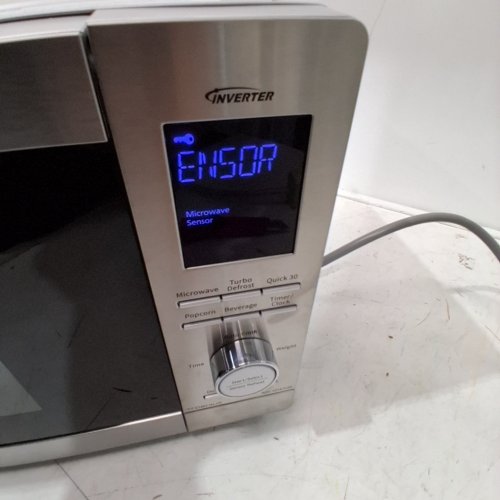 PANASONIC COMPACT GENIUS 1000W MICROWAVE OVEN - STAINLESS STEEL (MODEL: NN-SD47QS) image 2