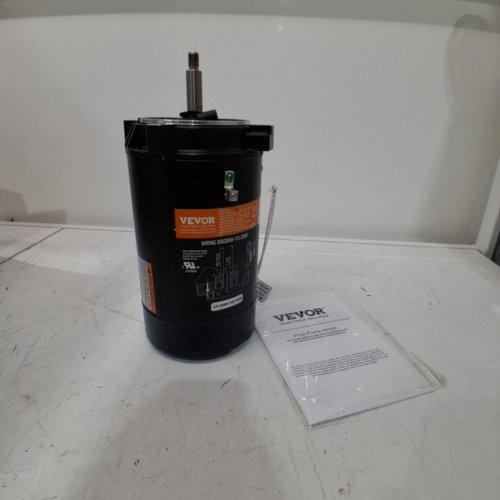 POOL PUMP MOTOR REPLACEMENT - 1.0HP - 3450RPM - 230V - BLACK (MODEL: HM14075LCB) image 2