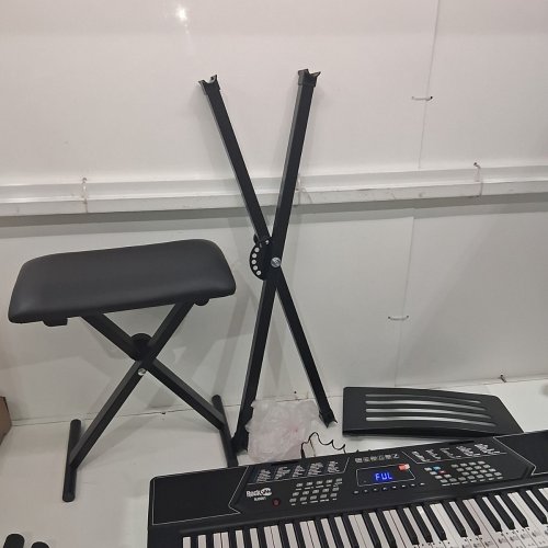 ROCK JAM 561 ELECTRONIC 61 KEY DIGITAL PIANO KEYBOARD HEADPHONE AND STOOL image 5