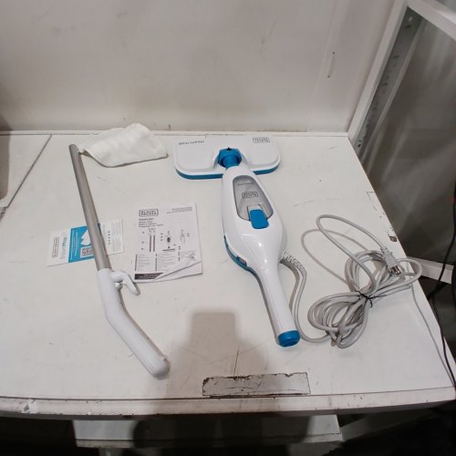 BLACK AND DECKER CLASSIC STEAM MOP - WHITE (MODEL: HSM13E1) image 2