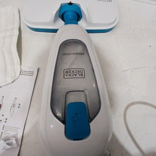 BLACK AND DECKER CLASSIC STEAM MOP - WHITE (MODEL: HSM13E1) image 4