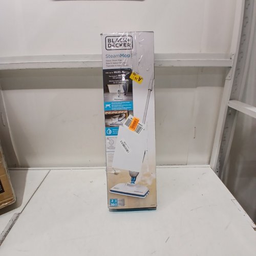 BLACK AND DECKER CLASSIC STEAM MOP - WHITE (MODEL: HSM13E1) image 5