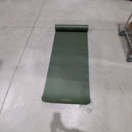 RETROSPEC SOLANA HIGH-QUALITY YOGA MAT - 72" X 24" - DARK GREEN image 2