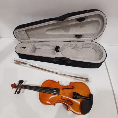 SKY 4-STRING VIOLIN WITH BOW & HARD CASE - 1/8 - BRONZE image 2