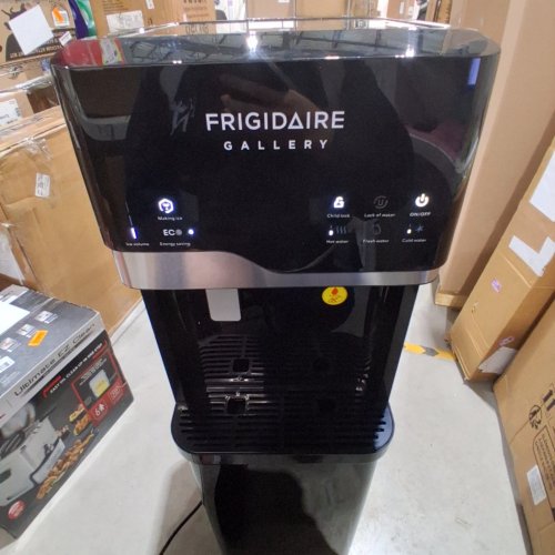 FRIGIDAIRE 3-IN-1 BOTTOM LOAD HOT/COLD WATER COOLER BUILT-IN BULLET ICE MAKER - 50 GAL - BLACK (MODEL: EFWC534-BLACK) image 2