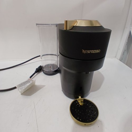 BREVILLE NESPRESSO VERTUO POP+ DELUXE COFFEE & ESPRESSO MACHINE - MATTE BLACK/GOLD (MODEL: BNV125MTB1BUC1) image 3