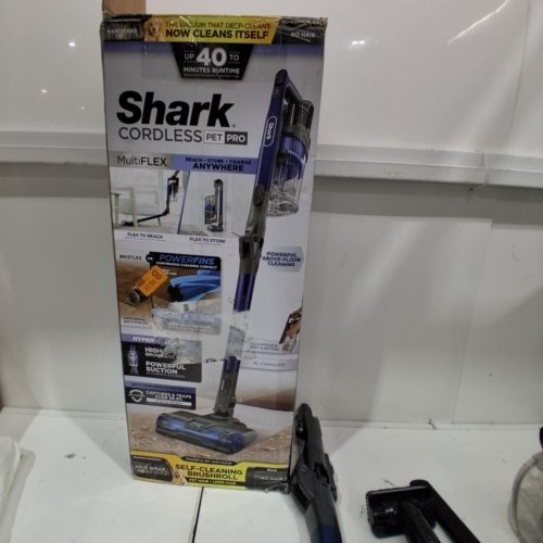 SHARK PET PRO CORDLESS STICK VACUUM WITH HYPERVELOCITY SUCTION - BLUE (MODEL: IZ340HC) image 5