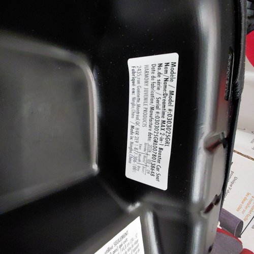 HARMONY DREAMTIME MAX 2-IN-1 BOOSTER CAR SEAT - 40-110 LBS - RED / BLACK (MODEL: 0303025GRL) image 2