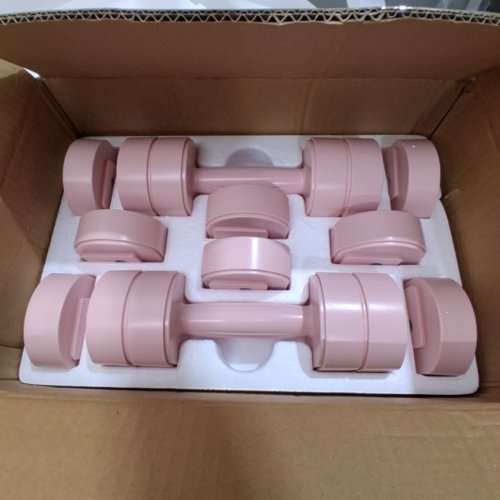 2PK MERACH ADJUSTABLE DUMBBELL SET - PINK (MODEL: MR-2444P1) image 2