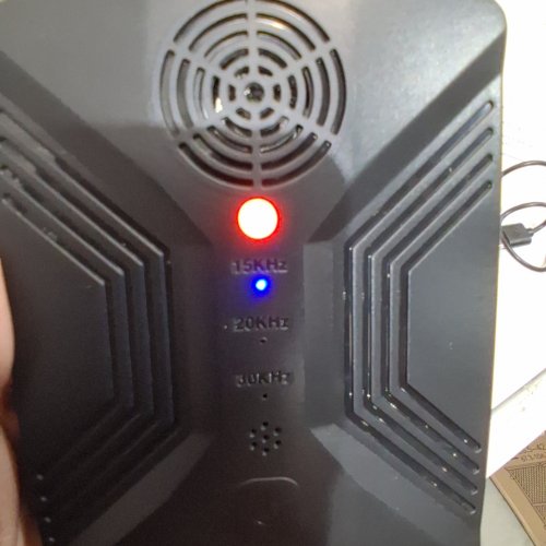 RECHARGEABLE ANTI BARKING DEVICE ULTRASONIC DOG BARK CONTROL - 3 MODES, WATERPROOF, 50FT EFFECTIVE RANGE - BLACK (MODEL: ZFQ-091) image 2