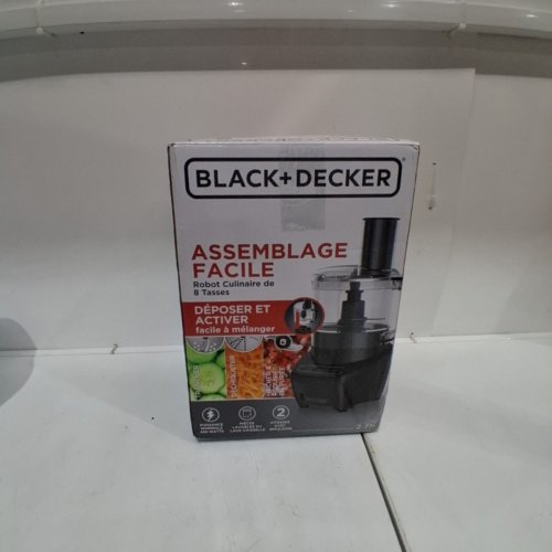 BLACK+DECKER FOOD PROCESSOR MUTLIFUNCTIONAL AND DISHWASHER SAFE 3-IN-1 8-CUPS -BLACK (MODEL:FP4200) image 4