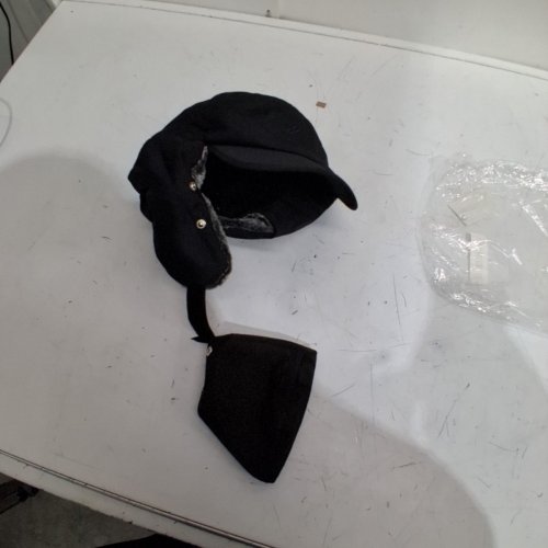 SUPPLEX 3-IN-1 WINTER TRAPPER HAT WINDPROOF FACEMASK FULL FACE EAR FLAP - ONE SIZE FITS MOST - BLACK image 2