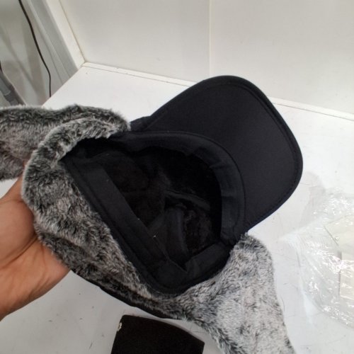 SUPPLEX 3-IN-1 WINTER TRAPPER HAT WINDPROOF FACEMASK FULL FACE EAR FLAP - ONE SIZE FITS MOST - BLACK image 3
