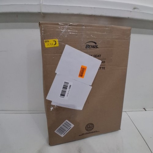 BEMIS ELONGATED TOILET SEAT WITH STA-TITE COMMERCIAL FASTENING SYSTEM - WHITE (MODEL: 1955CT 000) image 4