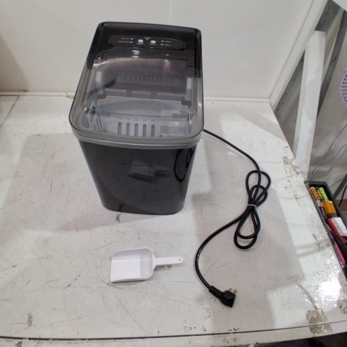 FRIGIDAIRE SELF-CLEANING COUNTERTOP ELECTRIC ICE MAKER - MAKES 26LBS OF ICE/DAY - BLACK (MODEL: EFIC120-BLKSS-SC-G2-E) image 5