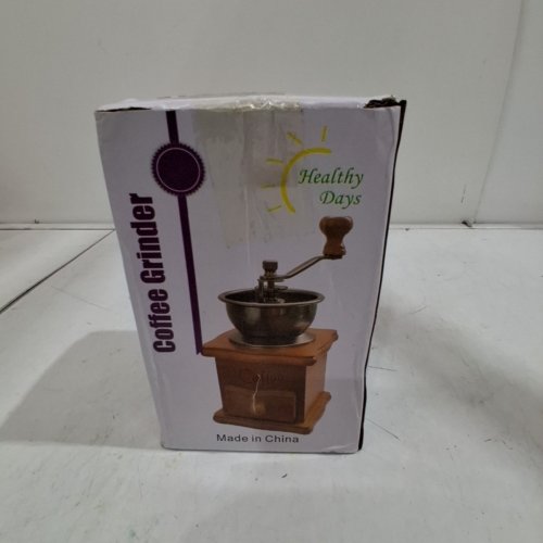 MANUAL COFFEE GRINDER MACHINE - BROWN/SILVER image 5