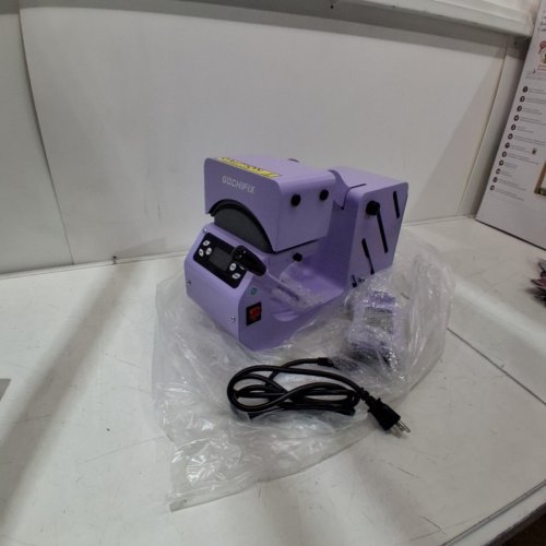 GOCHIFIX AUTO HAT/CAP HEAT PRESS MACHINE WITH 4 MEMORY MODES - PURPLE (MODEL: BG-CH2358) image 4