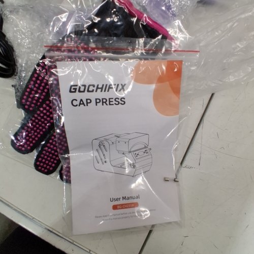 GOCHIFIX AUTO HAT/CAP HEAT PRESS MACHINE WITH 4 MEMORY MODES - PURPLE (MODEL: BG-CH2358) image 6