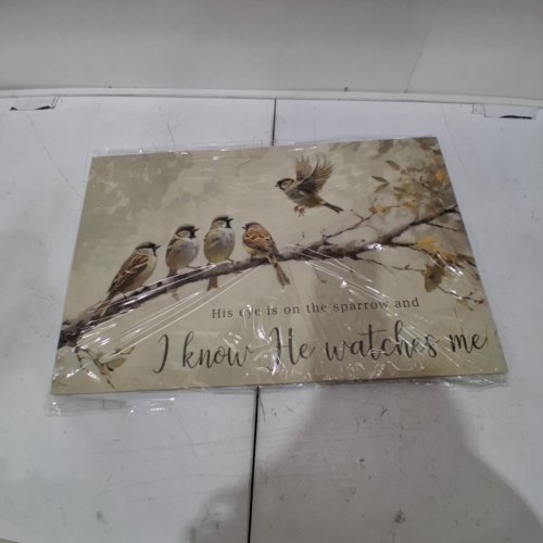 TOARTI UNFRAMED SPARROW WALL ART ON CANVAS - 23"X15" image 3