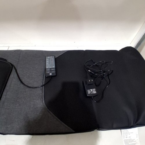 COMFIER SHIATSU FULL BODY MASSAGE MAT WITH HEAT, BACK & LEGS MASSAGER- 3 VIBRATION MODES 2 HEATING LEVELS - 57" X 17.7" - BLACK/GREY (MODEL: CF-3407) image 4