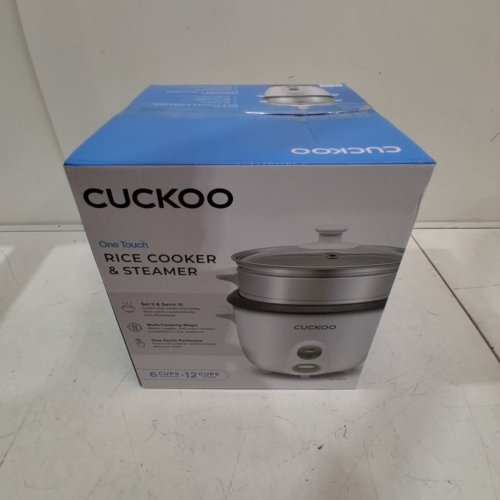 CUCKOO ONE TOUCH RICE COOKER AND STEAMER - 6 CUP - WHITE (MODEL: CR-0601) image 6