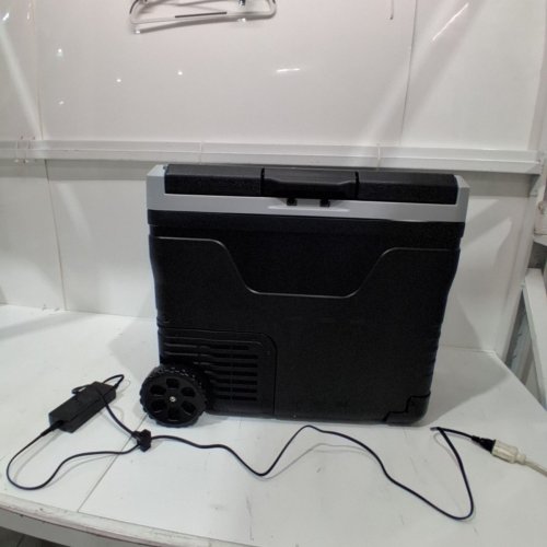 EUHOMY DUAL ZONE ELECTRIC PORTABLE COOLER - 12V/24V - 45L - BLACK/GREY (MODEL: ZBD-50) image 3