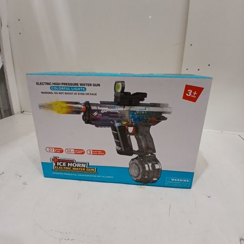 ICE HORN ELECTRIC WATER GUN - 26-32FT LONG RANGE - DARK GREY, BLACK ICE HORN image 2