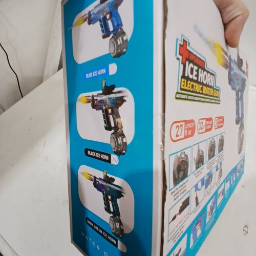 ICE HORN ELECTRIC WATER GUN - 26-32FT LONG RANGE - DARK GREY, BLACK ICE HORN image 3