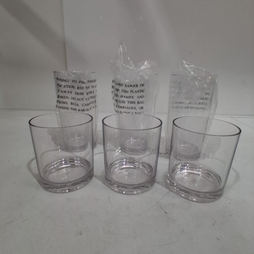 6PC ZULAY KITCHEN ACRYLIC GLASSES DRINKWARE - UNBREAKABLE PLASTIC TUMBLERS image 2
