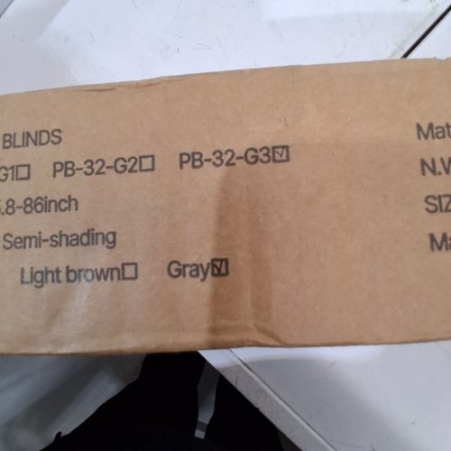 PANEL TRACK BLINDS EXTENDABLE TRACK - 46" TO 86" - GREY (MODEL:PB-32-G3) image 2