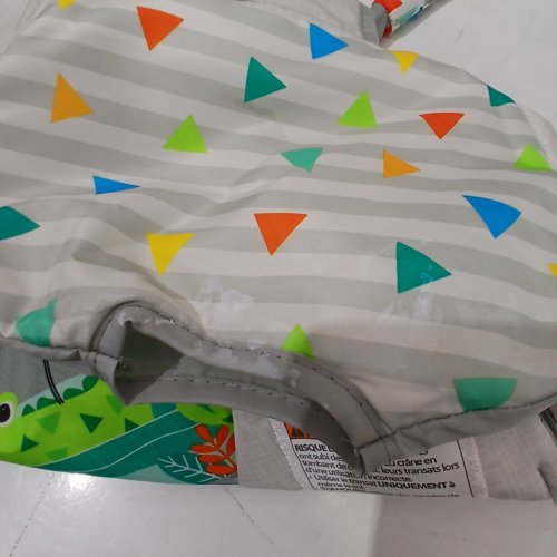 BRIGHT STARTS PORTABLE 3-POINT HARNESS VIBRATING BOUNCER WITH TOY-BAR - RAINFOREST VIBES (MODEL: 12227) image 3