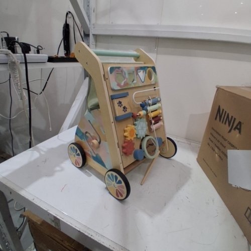 LOL-FUN WOODEN BABY WALKER - MULTICOLOR (MODEL: L00157) image 3
