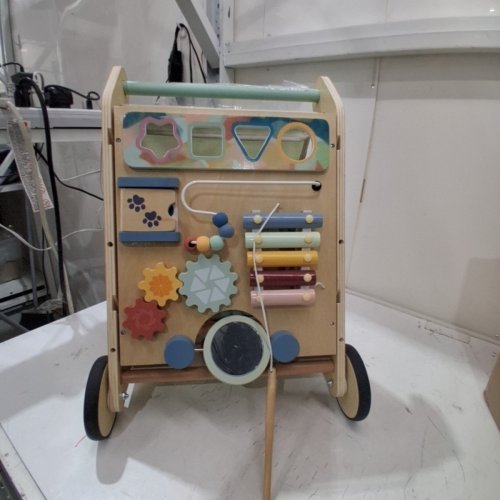 LOL-FUN WOODEN BABY WALKER - MULTICOLOR (MODEL: L00157) image 5