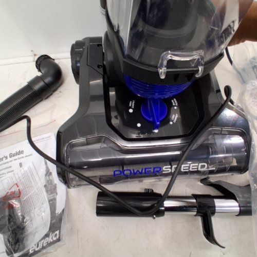 EUREKA POWERSPEED CORDED LIGHTWEIGHT UPRIGHT BAGLESS VACUUM CLEANER WITH ACCESSORIES - DARK BLUE (MODEL: NEU280C) image 2