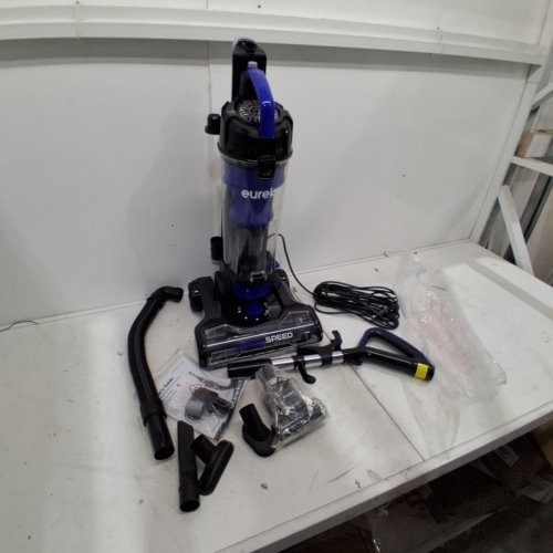 EUREKA POWERSPEED CORDED LIGHTWEIGHT UPRIGHT BAGLESS VACUUM CLEANER WITH ACCESSORIES - DARK BLUE (MODEL: NEU280C) image 3