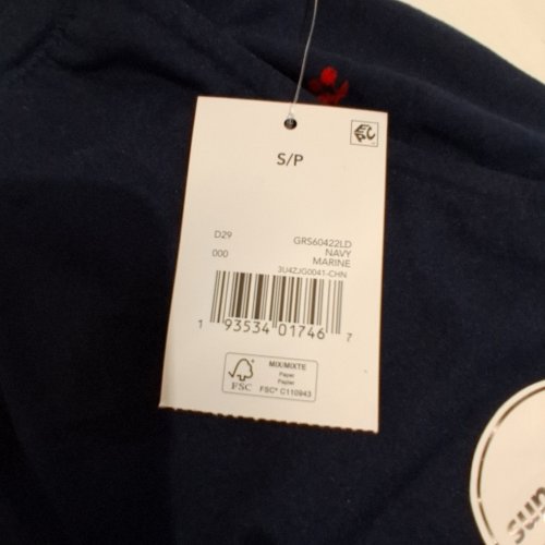 WOMEN'S PEACHED SLEEP JOGGER - S/P - NAVY (MODEL: GRS60422LD) image 2