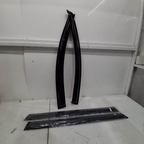 4PC KPY WINDOW RAIN/WIND GUARDS - FITS 2012-2016 HONDA CR-V - BLACK (MODEL: 811426) image 3